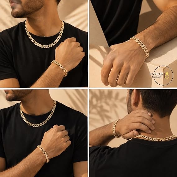 طقم فصوص للجنسين بتصميم عصري وأنيق، إكسسوارات بلمعة جذابة، مناسب للرجال والنساء وللاستخدام اليومي والحفلات والمناسبات والهدايا – فيروز جوليري