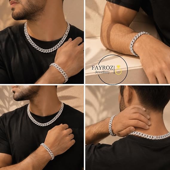 طقم فصوص للجنسين بتصميم عصري وأنيق، إكسسوارات بلمعة جذابة، مناسب للرجال والنساء وللاستخدام اليومي والحفلات والمناسبات والهدايا – فيروز جوليري