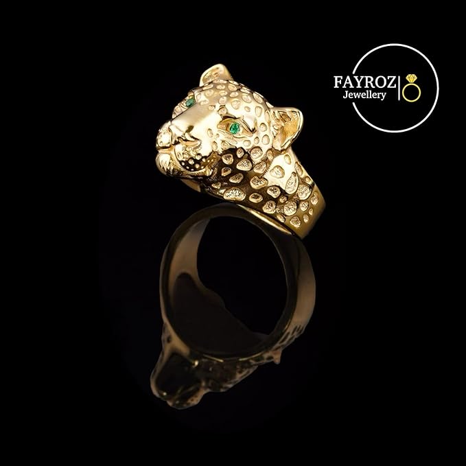 مجموعة خواتم ستانلس ستيل مطلية بالذهب عيار 18 قيراط – متعددة الأشكال للجنسين – تصميم فاخر وأنيق مقاوم للصدأ والخدوش – – مثالية للهدايا، الإطلالات اليومية، من فيروز جوليري.