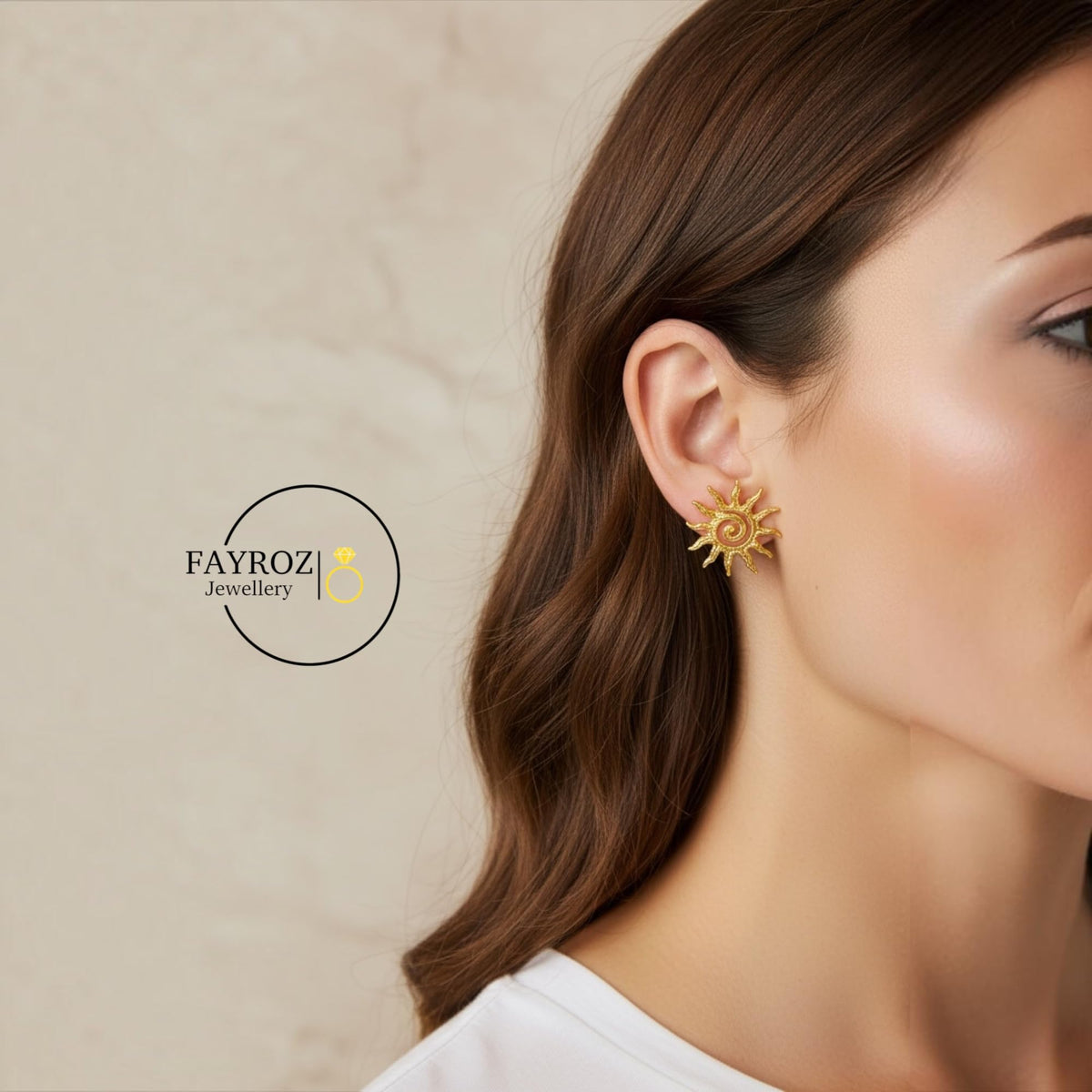 حلق نسائي من ستانلس ستيل، أقراط بتصميم عصري وأنيق، مقاومة للصدأ وتغير اللون، خفيفة ومريحة للاستخدام اليومي والحفلات والمناسبات، هدية للنساء والبنات – فيروز جوليري