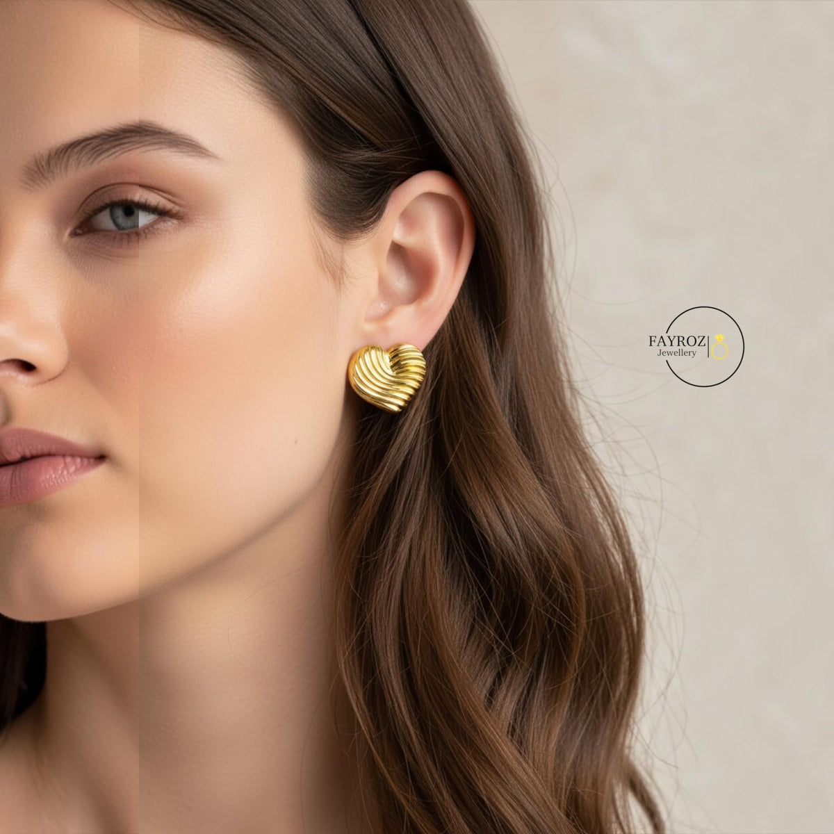حلق نسائي من ستانلس ستيل، أقراط بتصميم عصري وأنيق، مقاومة للصدأ وتغير اللون، خفيفة ومريحة للاستخدام اليومي والحفلات والمناسبات، هدية للنساء والبنات – فيروز جوليري