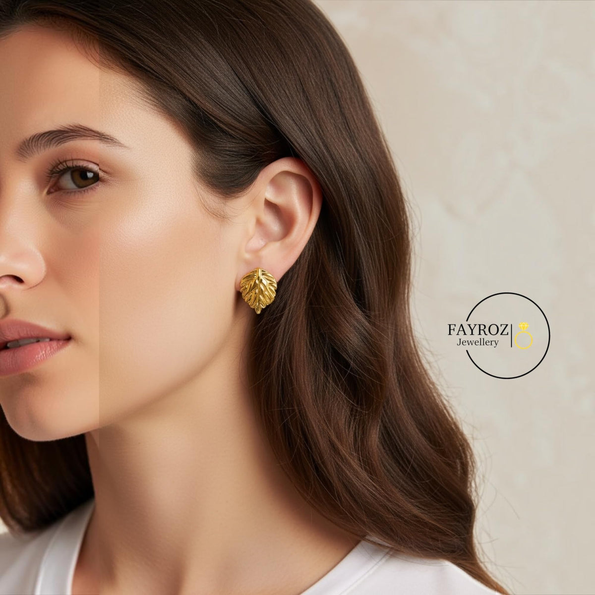 حلق نسائي من ستانلس ستيل، أقراط بتصميم عصري وأنيق، مقاومة للصدأ وتغير اللون، خفيفة ومريحة للاستخدام اليومي والحفلات والمناسبات، هدية للنساء والبنات – فيروز جوليري