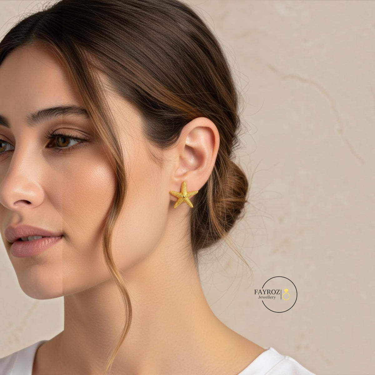 حلق نسائي من ستانلس ستيل، أقراط بتصميم عصري وأنيق، مقاومة للصدأ وتغير اللون، خفيفة ومريحة للاستخدام اليومي والحفلات والمناسبات، هدية للنساء والبنات – فيروز جوليري