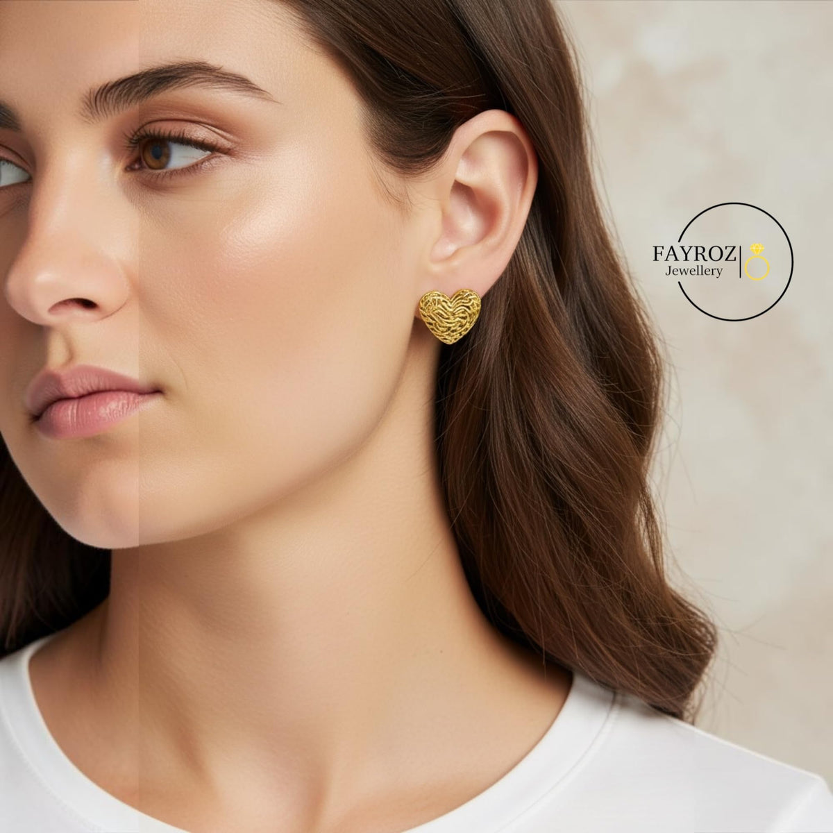 حلق نسائي من ستانلس ستيل، أقراط بتصميم عصري وأنيق، مقاومة للصدأ وتغير اللون، خفيفة ومريحة للاستخدام اليومي والحفلات والمناسبات، هدية للنساء والبنات – فيروز جوليري